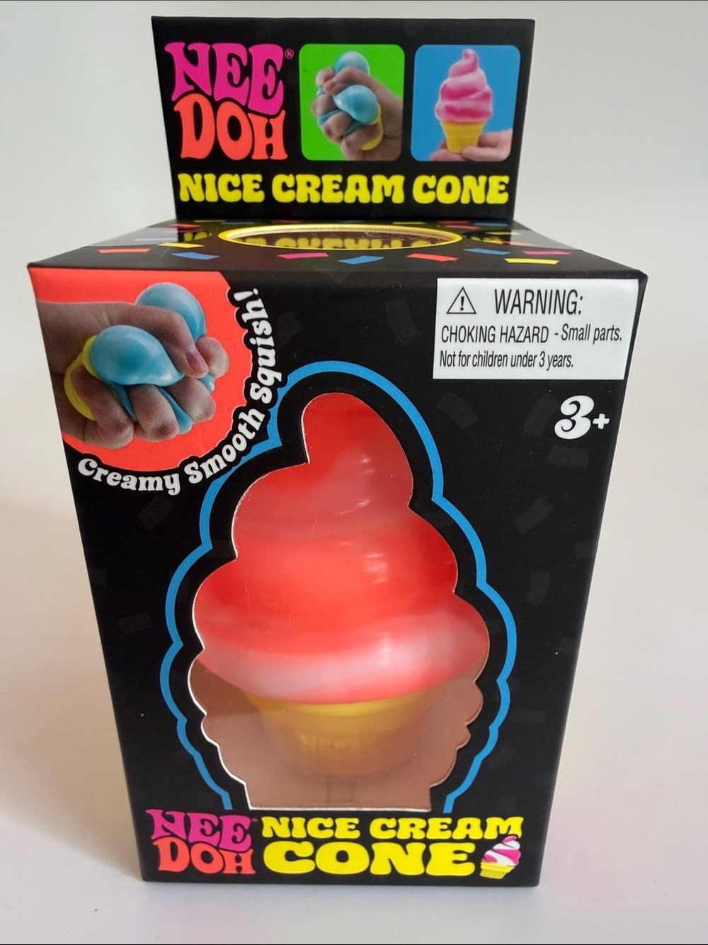 NEEDOH Ice Cream Cone Nice Cream Cone NEE DOH ORANGE NEW